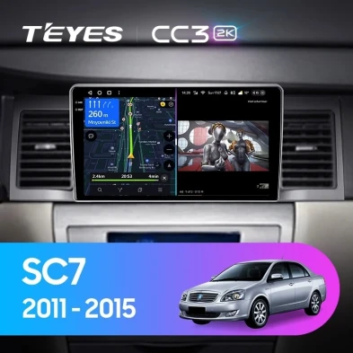 Штатная магнитола Teyes CC3 2K 360 6/128 Geely SC7 (2011-2015)