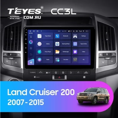 Штатная магнитола Teyes CC3L 4/64 Toyota Land Cruiser 11 200 (2007-2015) F3 Тип-C