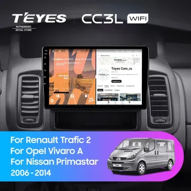 Штатная магнитола Teyes CC3L WiFi 2/32 Opel Vivaro A (2006-2014) Тип-B