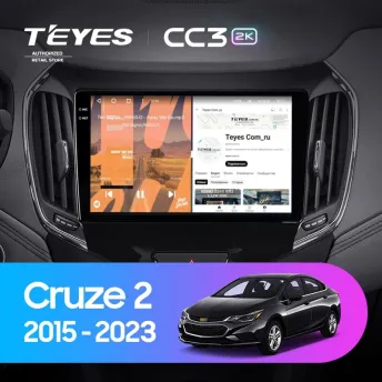Штатная магнитола Teyes CC3 2K 360 6/128 Chevrolet Cruze 2 (2015-2023)