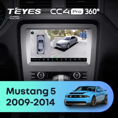 Штатная магнитола Teyes CC4 Pro 360 12/256 Ford Mustang 5 S-197 (2009-2014) F2