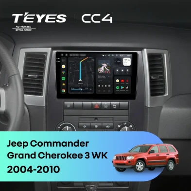 Штатная магнитола Teyes CC4 8/128 Jeep Grand Cherokee 3 WK (2004-2010)