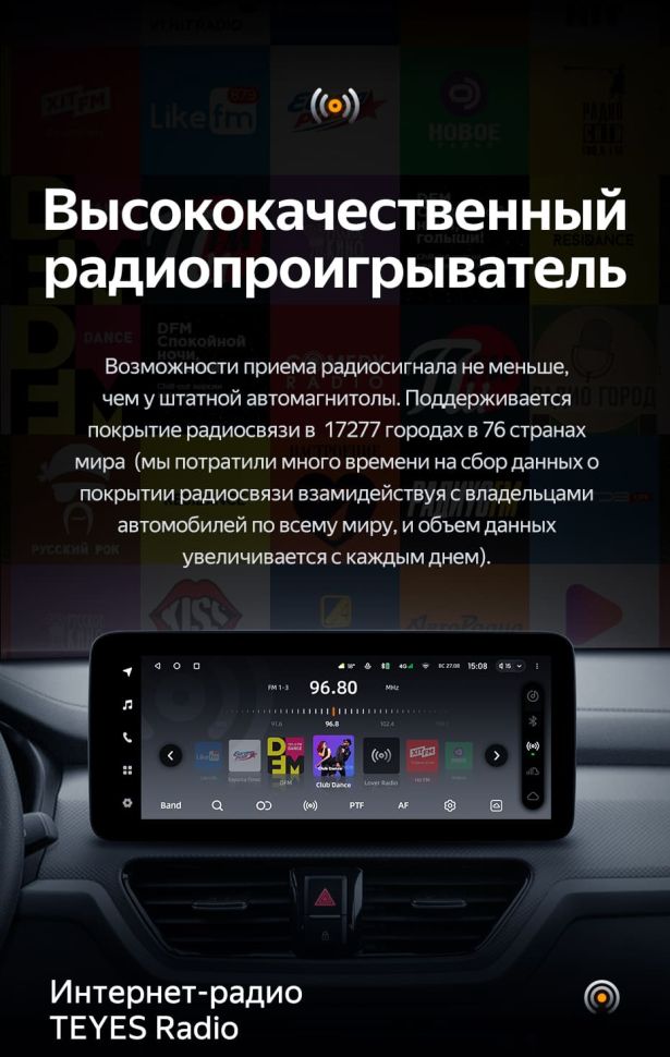 Штатная магнитола Teyes LUX ONE 4/32 Kia Sportage (2018-2019) Тип-A