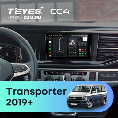 Штатная магнитола Teyes CC4 8/128 Volkswagen Transporter (T6) 2019+