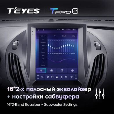 Штатная магнитола Tesla style Teyes TPRO 2 3/32 Ford Tourneo Transit (2012-2023)