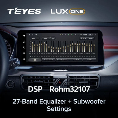 Штатная магнитола Teyes LUX ONE 6/128 Geely Coolray (2019-2023) (split)