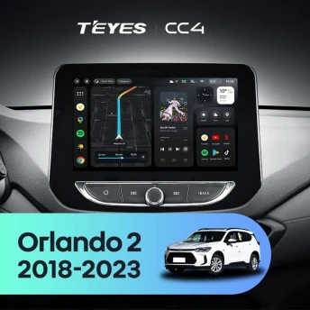 Штатная магнитола Teyes CC4 8/128 Chevrolet Orlando 2 (2018-2023)