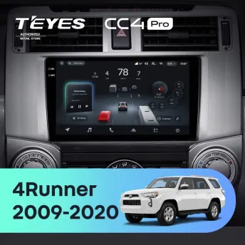 Штатная магнитола Teyes CC4 Pro 8/128 Toyota 4Runner 5 N280 (2009-2020)