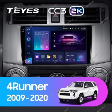 Штатная магнитола Teyes CC3 2K 4/64 Toyota 4Runner 5 N280 (2009-2020)