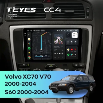 Штатная магнитола Teyes CC4 8/128 Volvo S60 (2000-2004)