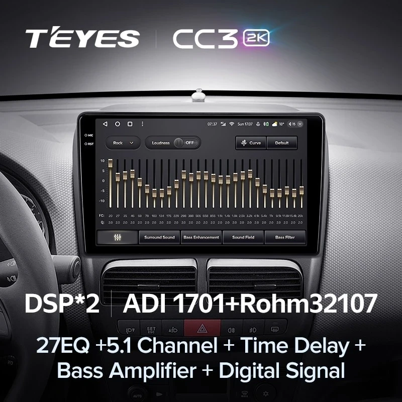 Штатная магнитола Teyes CC3 2K 4/32 Fiat Doblo 2 263 (2009-2015)