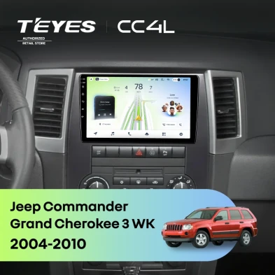 Штатная магнитола Teyes CC4L 6/64 Jeep Commander (2005-2010)