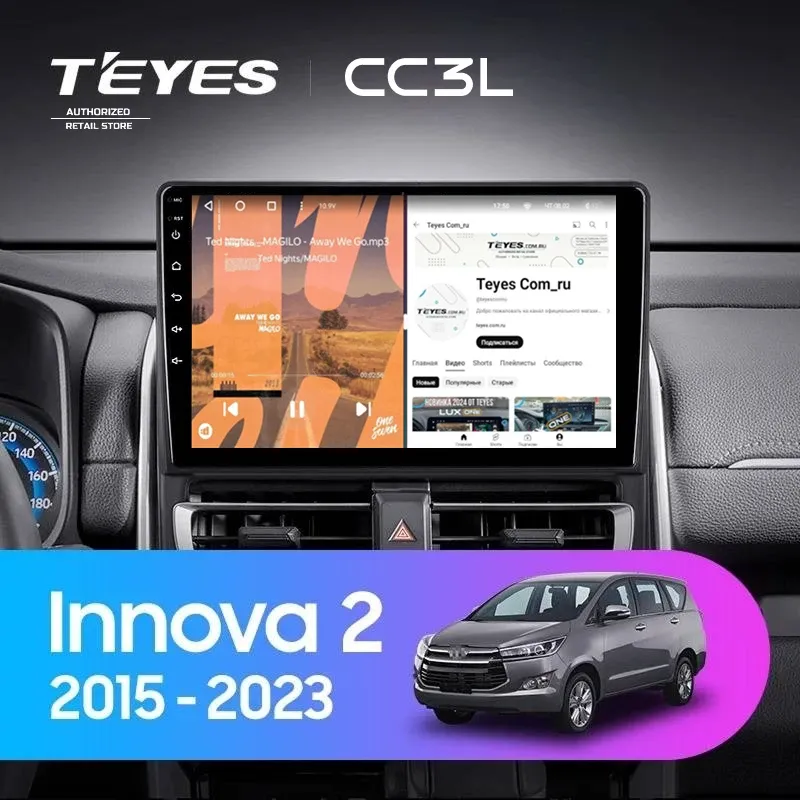 Штатная магнитола Teyes CC3L 4/32 Toyota Innova 2 (2015-2023)