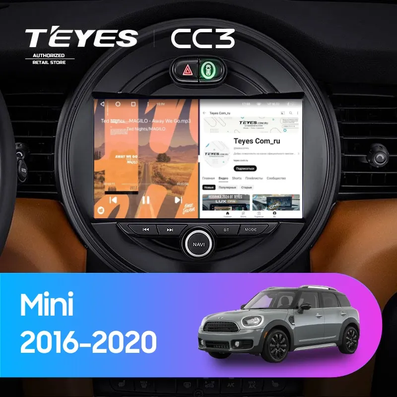Штатная магнитола Teyes CC3 4/32 Mini Countryman (F60) (2016-2020)