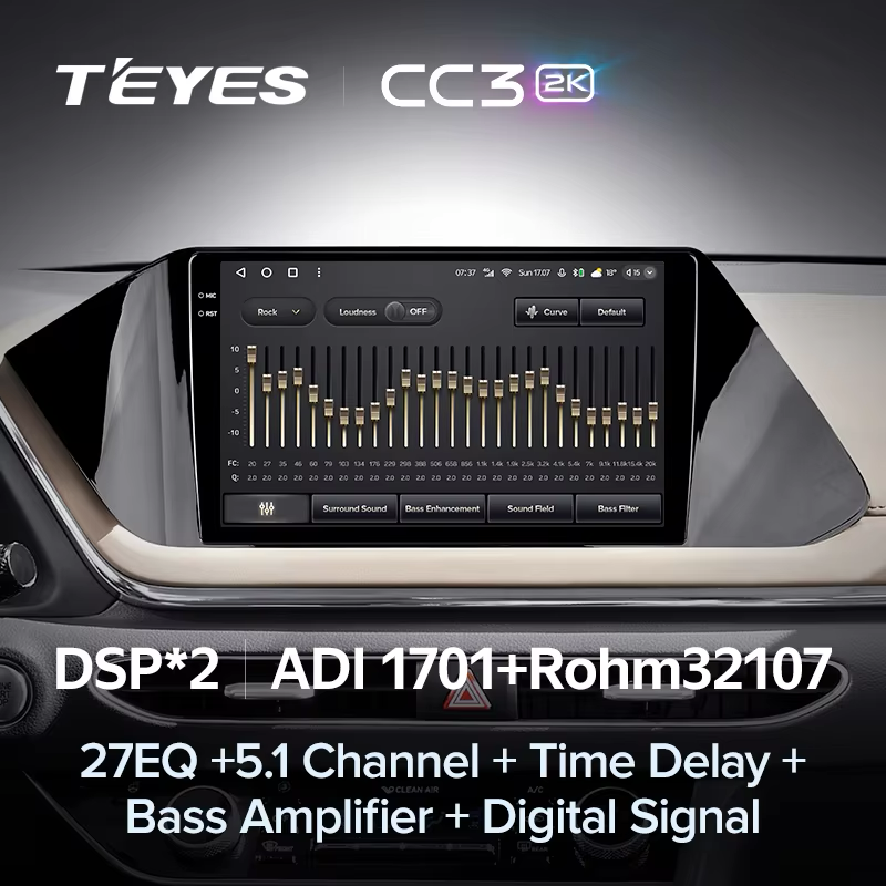 Штатная магнитола Teyes CC3 2K 6/128 Hyundai Sonata DN8 (2019-2020) Тип-B